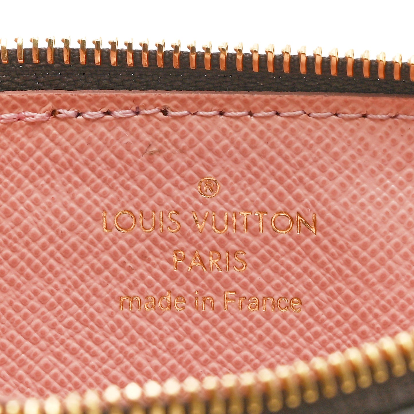Damier Ebene Recto Verso Card Holder Rose Ballerine