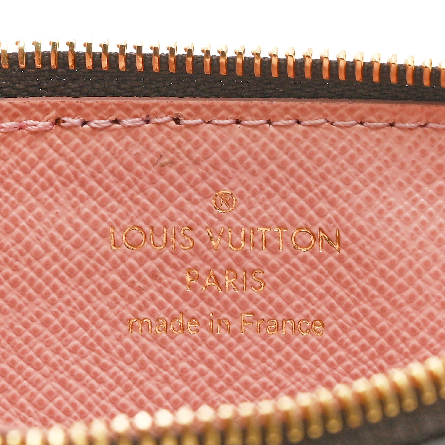 Louis Vuitton Damier Ebene Recto Verso Card Holder Rose Ballerine 6 of 7