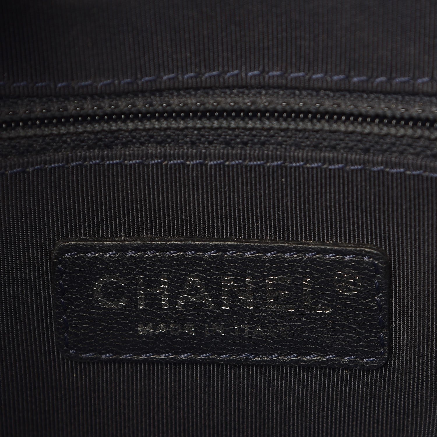 Chanel Denim Chevron Quilted Large Boy Shopping Tote Light Blue 6 of 17
