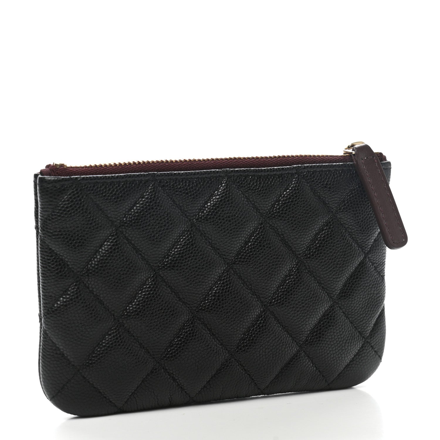 Chanel Caviar Quilted Small Cosmetic Case Black 3 of 8