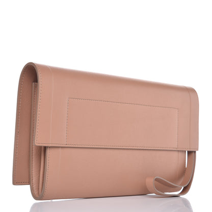 Givenchy Calfskin Shark Lock Wristlet Clutch Old Pink Black 3 of 9