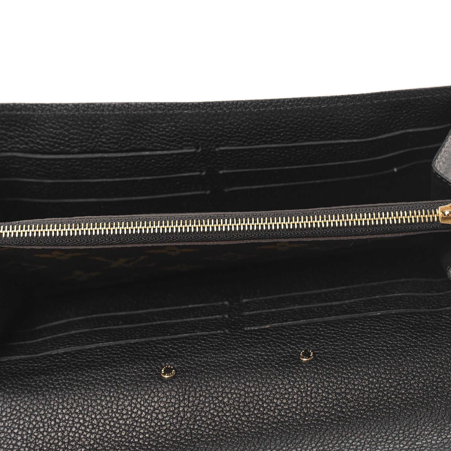 Louis Vuitton Snakeskin Monogram Pallas Wallet Black 5 of 8