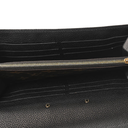 Louis Vuitton Snakeskin Monogram Pallas Wallet Black 5 of 8
