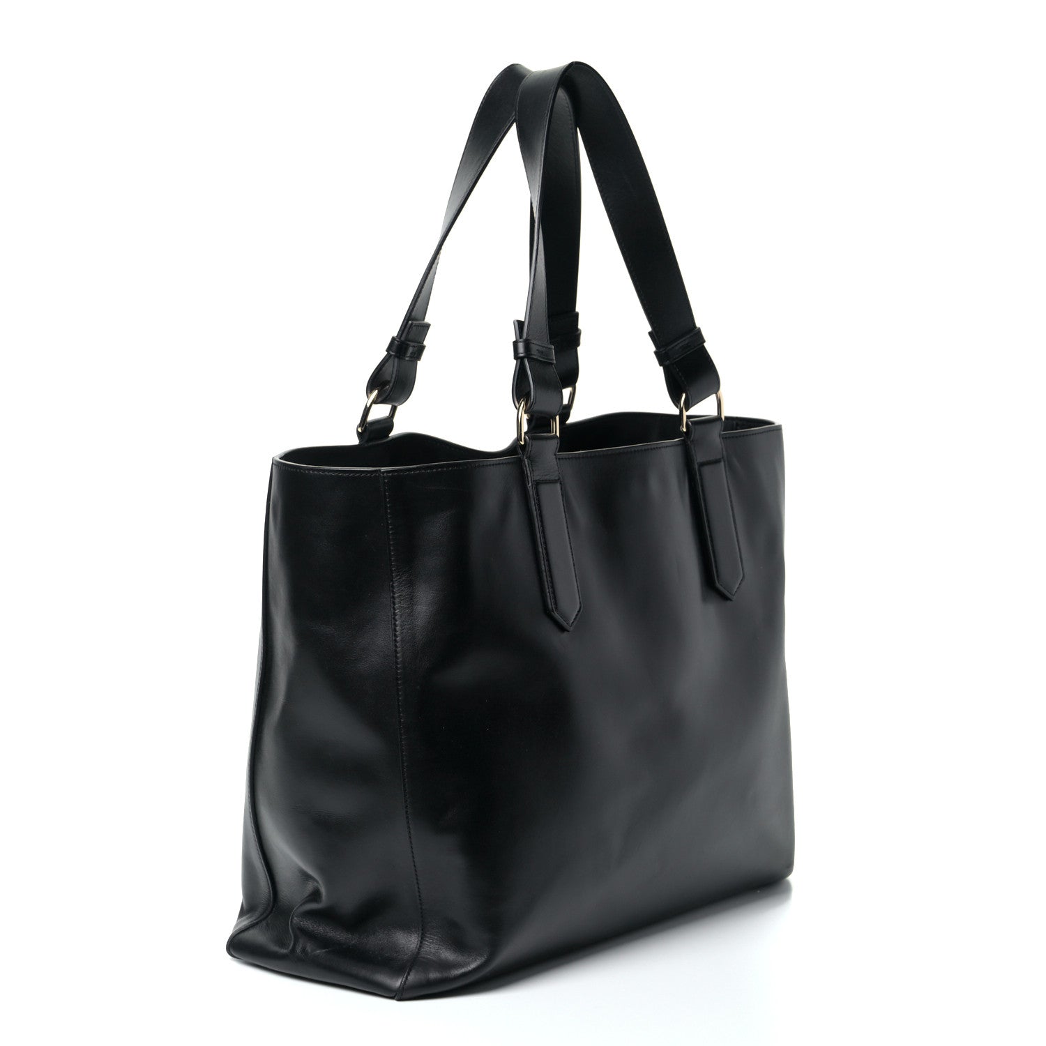 Lanvin Calfskin Shopper Tote Black 2 of 5