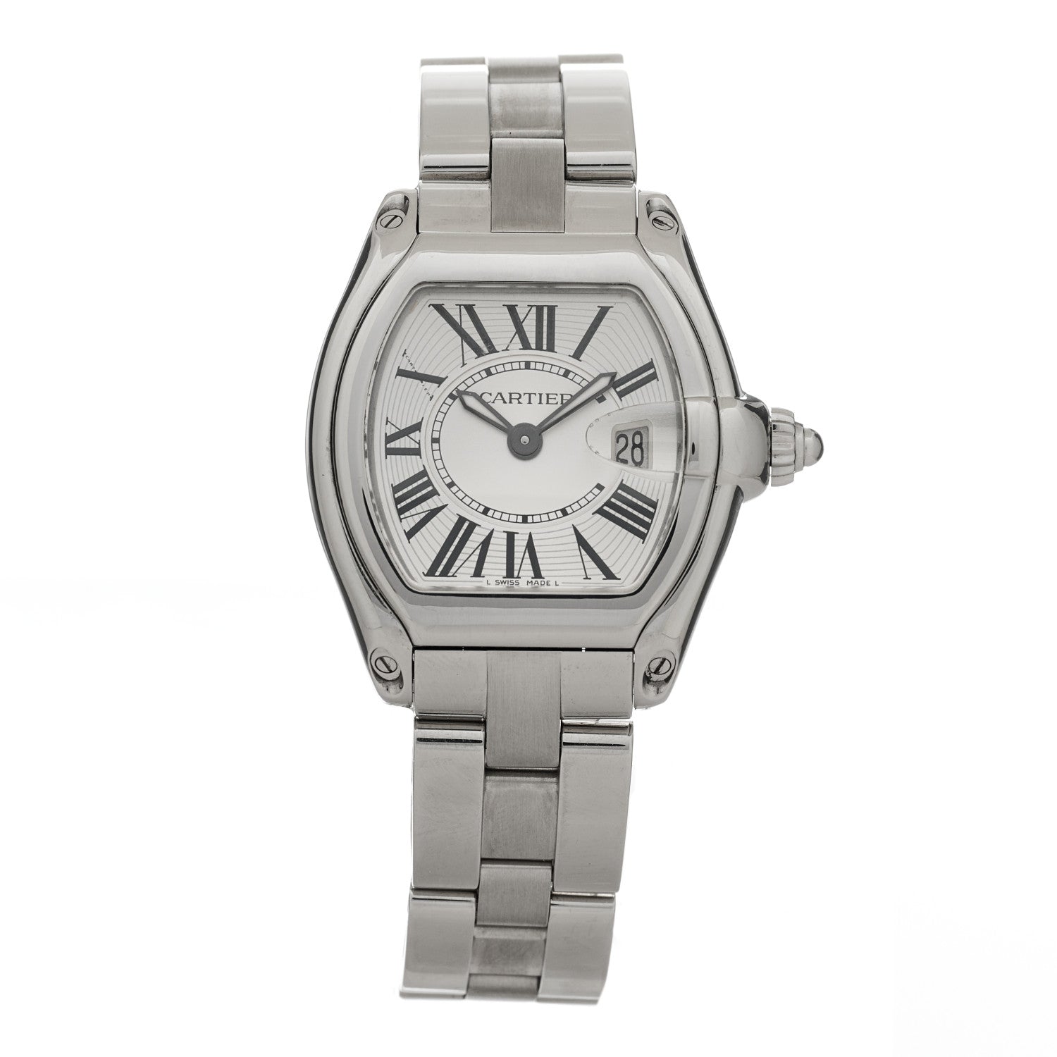 Cartier Stainless Steel 31mm Roadster Quartz Watch 1 of 4