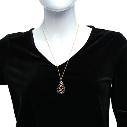 Tiffany 18K Rose Gold Paloma Picasso Venezia Luce Pendant Necklace 2 of 6