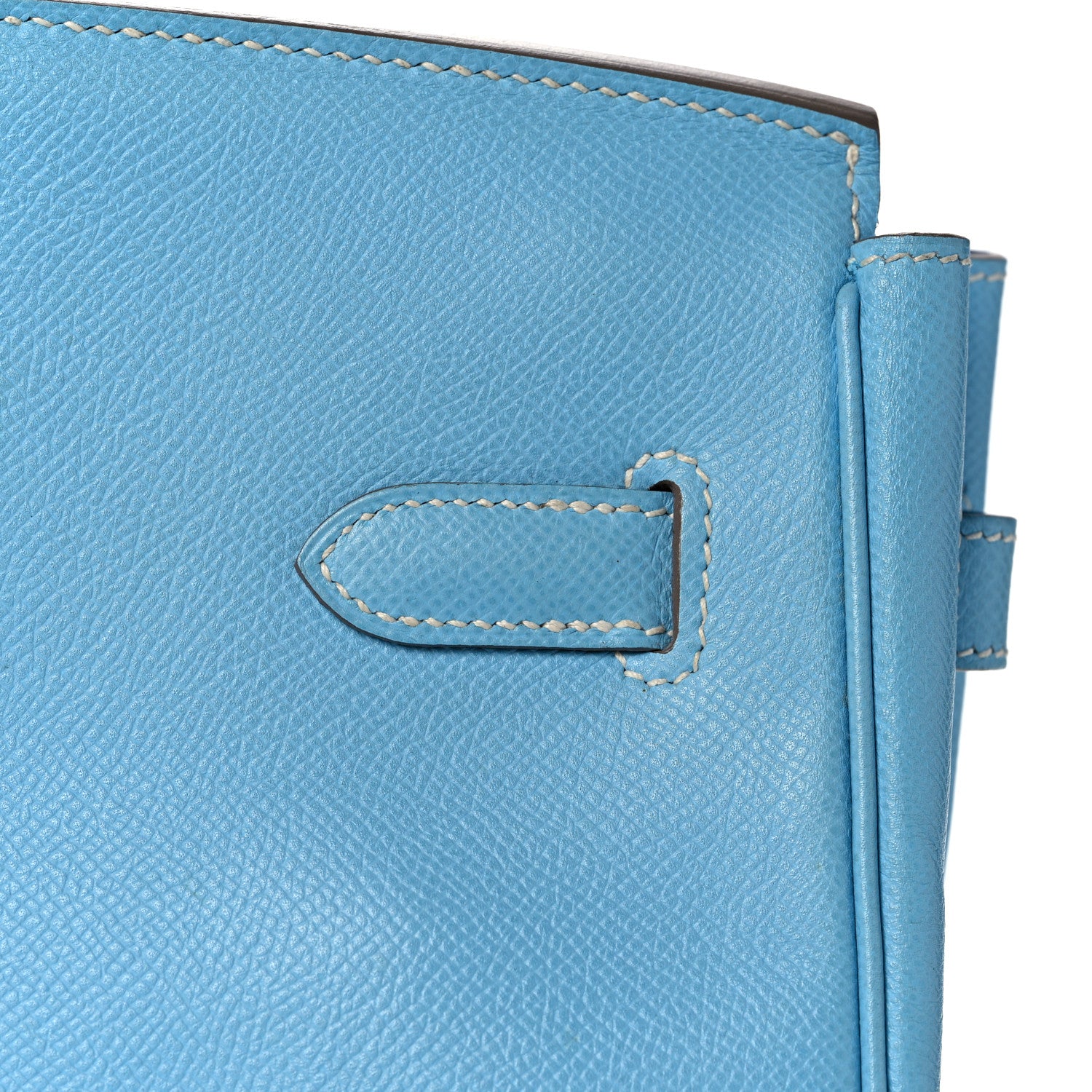 Hermes Epsom Candy Birkin 35 Celeste Mykonos 10 of 32