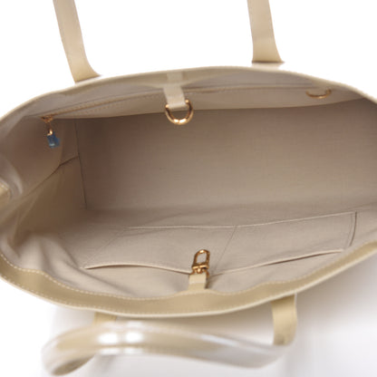Louis Vuitton Vernis Wilshire MM Blanc Corail 5 of 9