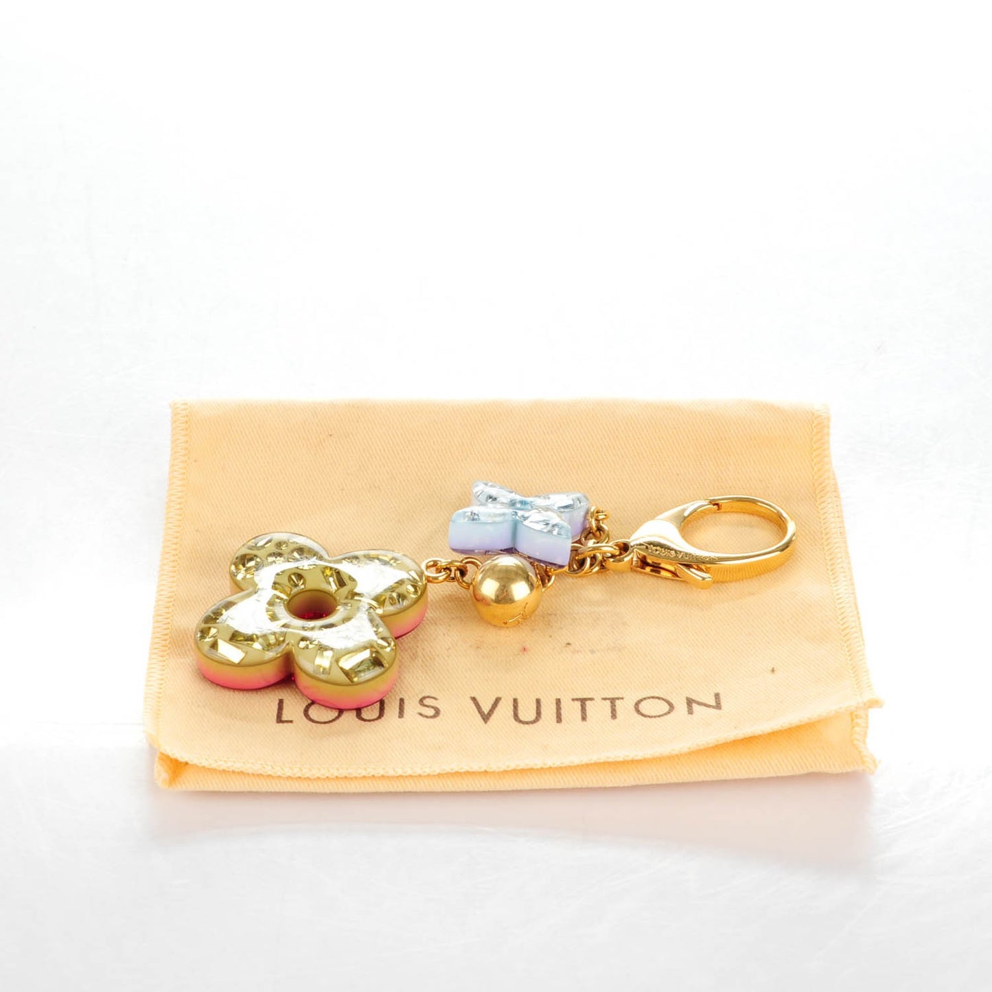Resin Strass Glam Flower Bag Charm