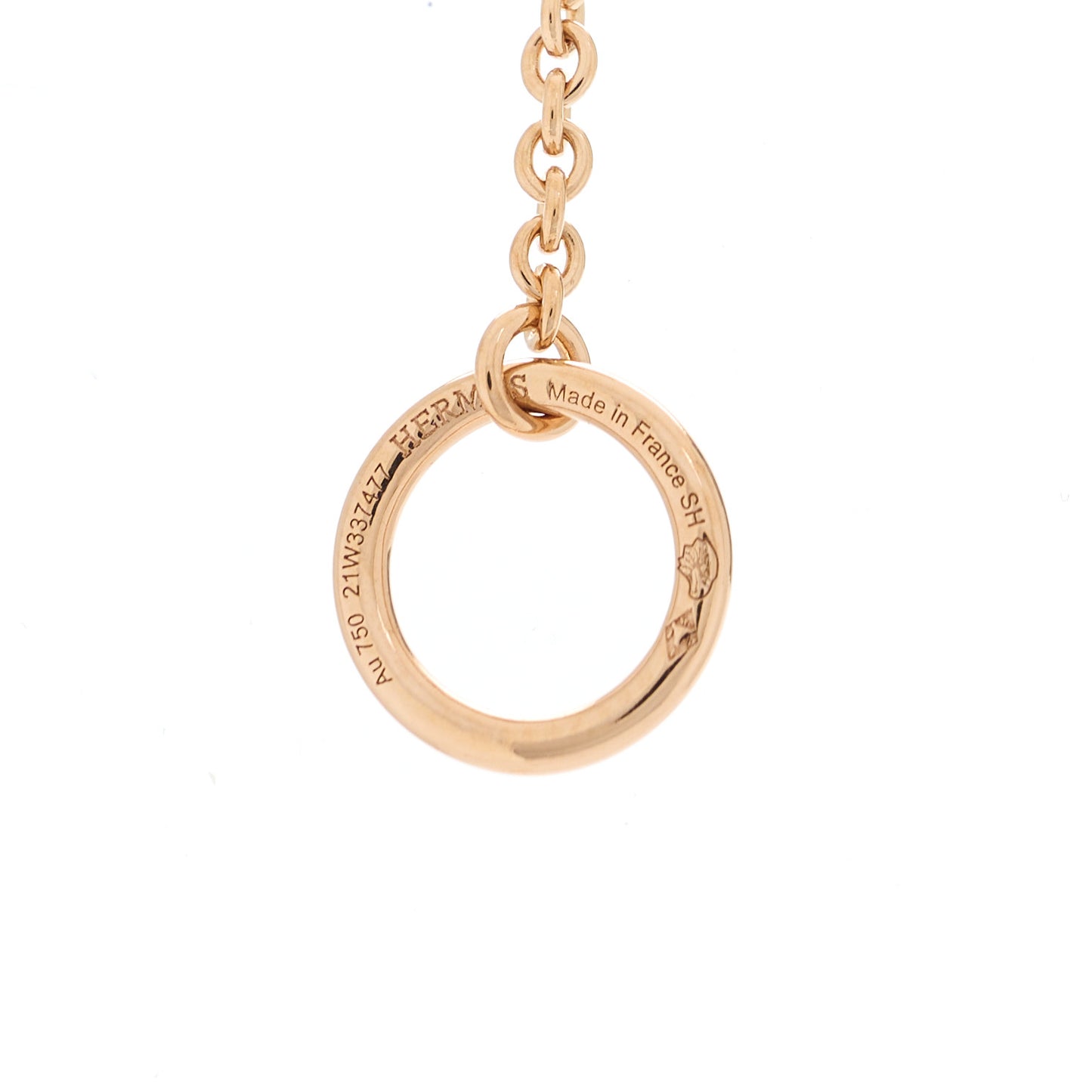 18K Rose Gold Diamond TPM Vertige Coeur Necklace SH