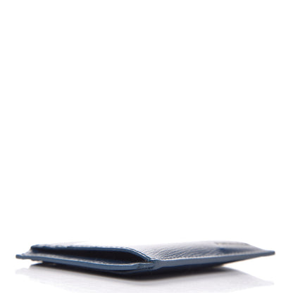 Burberry London Grainy Calfskin Bernie Credit Card Case Mineral Blue 5 of 18