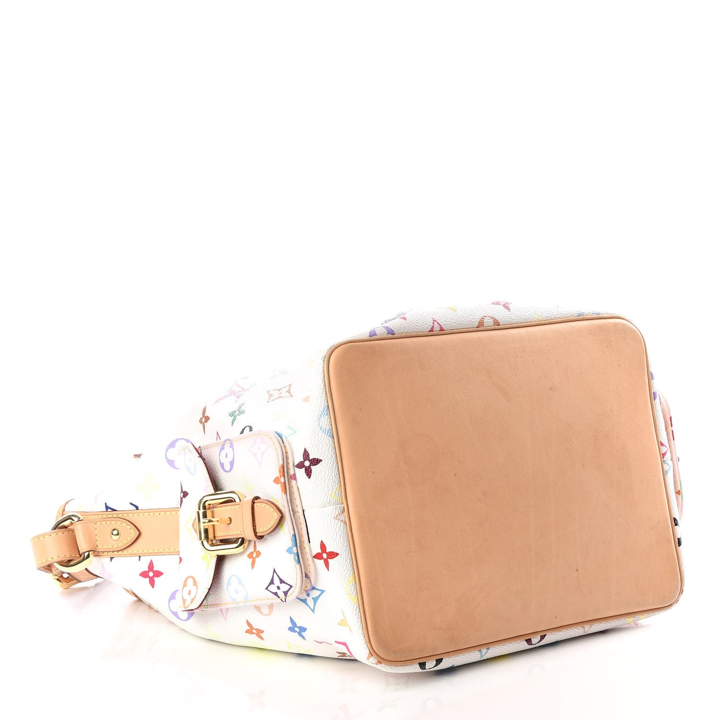 Monogram Multicolor Petit Noe White