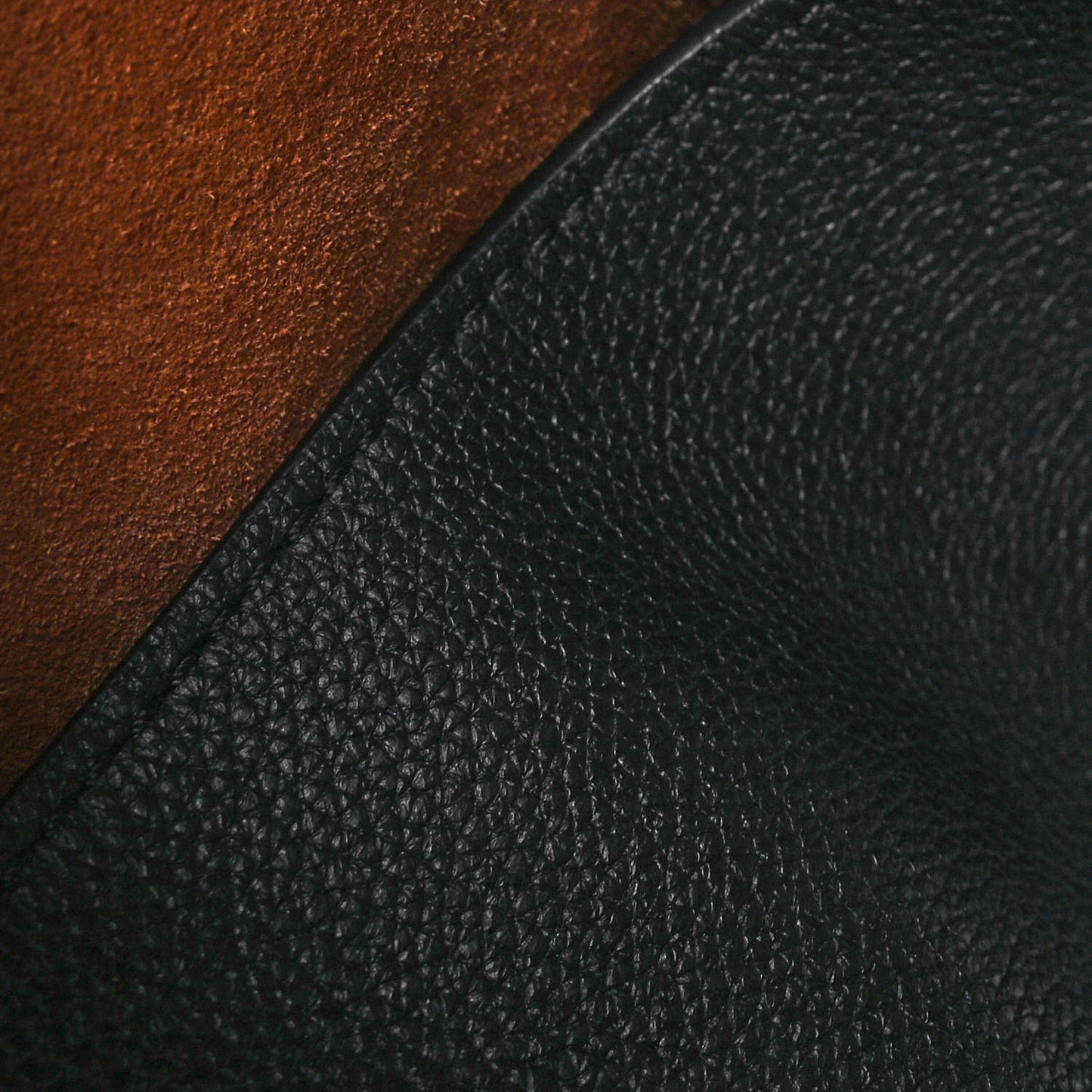 Grained Calfskin Low Key Hobo MM Black