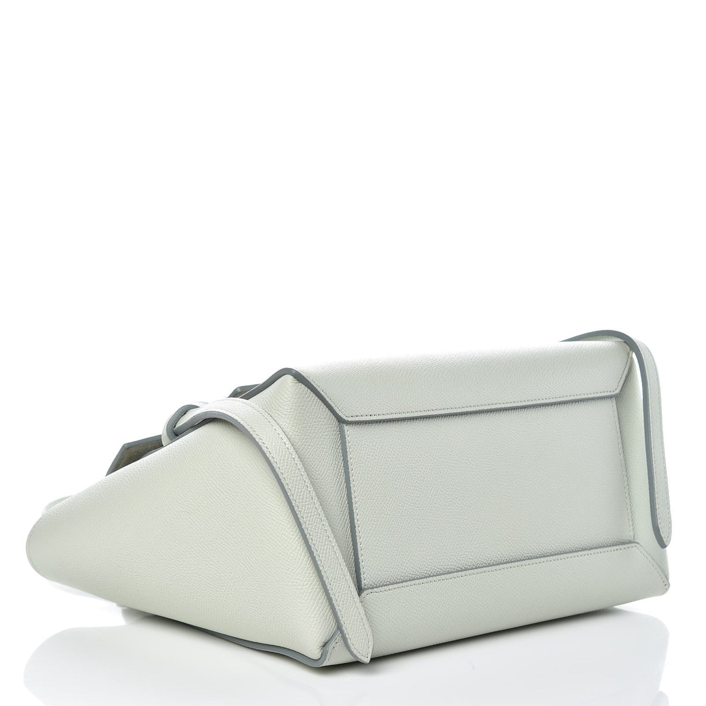 Grained Calfskin Micro Belt Bag Baby Blue