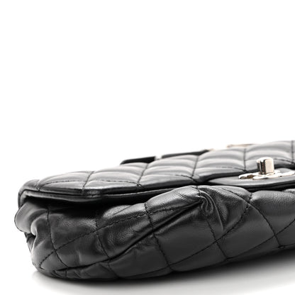 Chanel Calfskin Quilted CC Uniform Flap Belt Bag Black 9 of 11