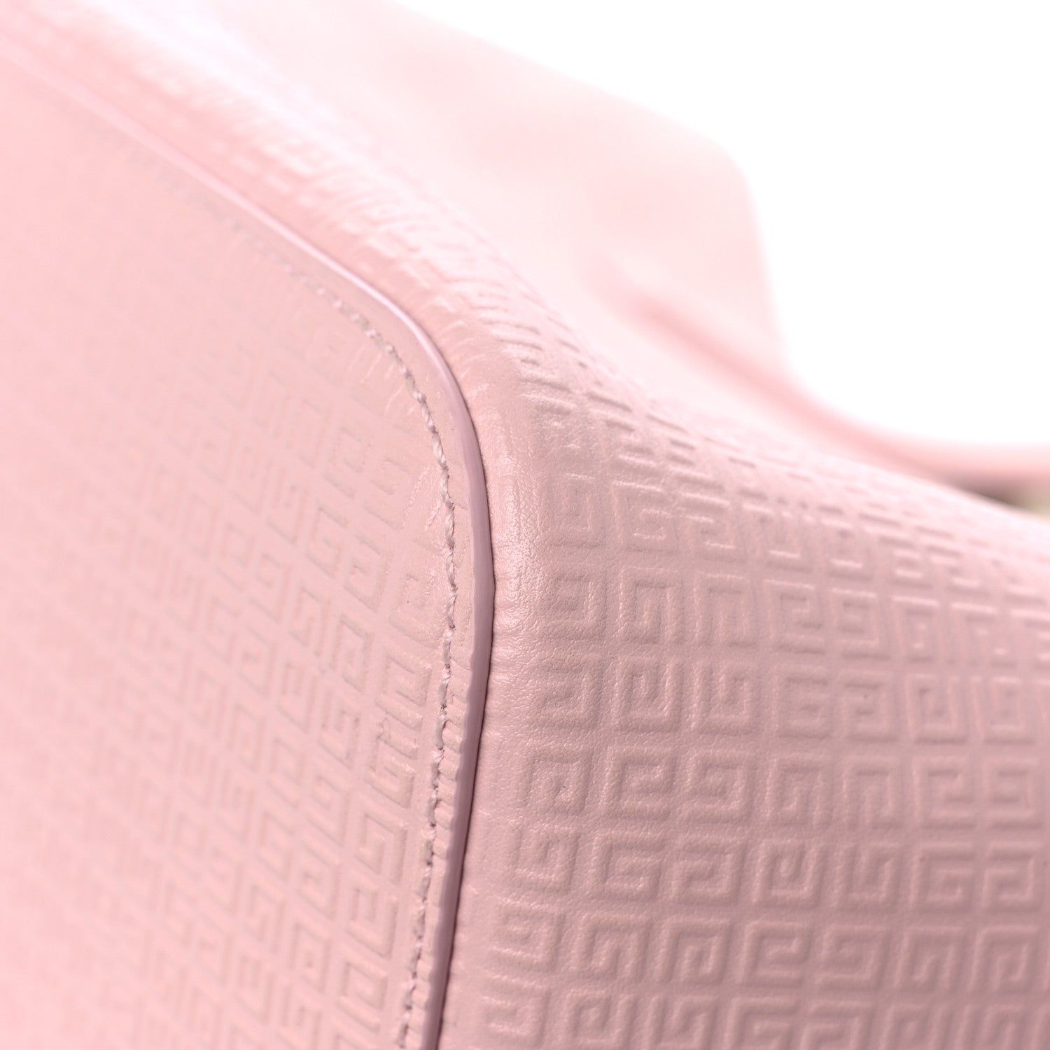 Givenchy Calfskin Logo Embossed Wing Shopper Tote Blush Pink 11 of 14