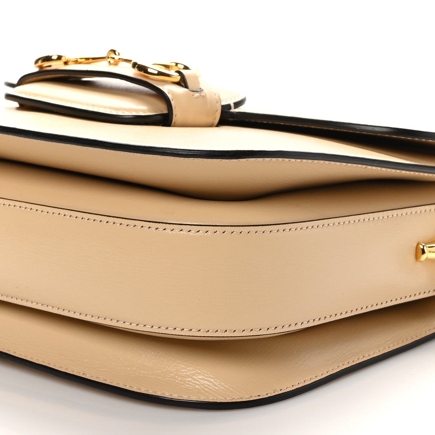 Azalea Calfskin Horsebit 1955 Shoulder Bag Bubble Tea