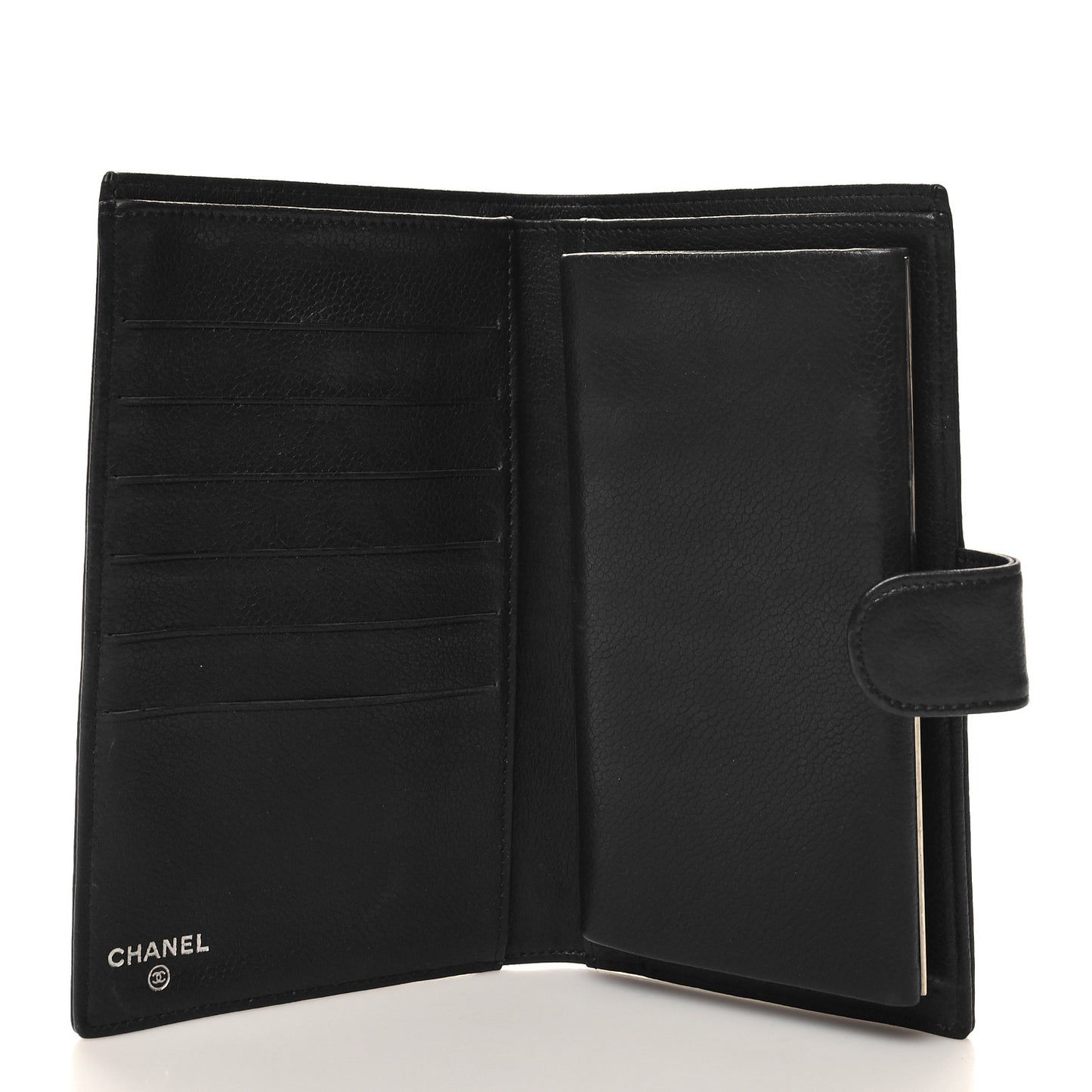 Caviar Timeless CC French Wallet Black