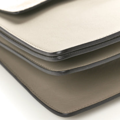 Chloe Calfskin Suede Medium Faye Shoulder Bag Motty Grey 9 of 10