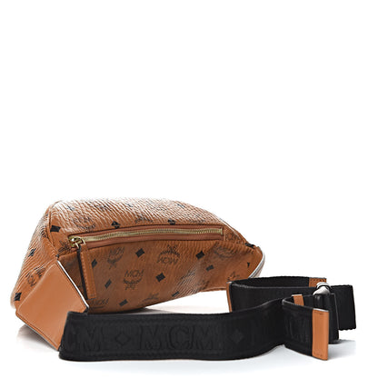 MCM Visetos Stark Belt Bag Cognac 3 of 8