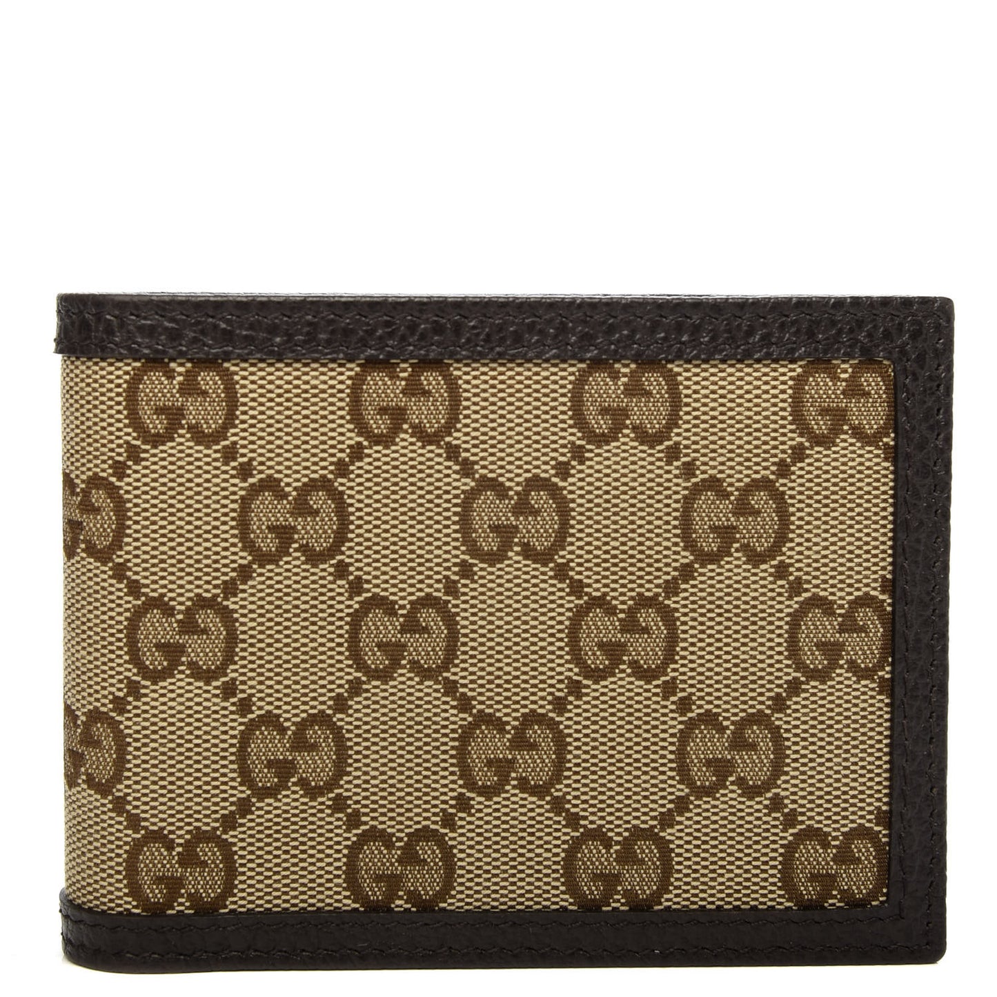 Monogram Bi-Fold Wallet Dark Brown