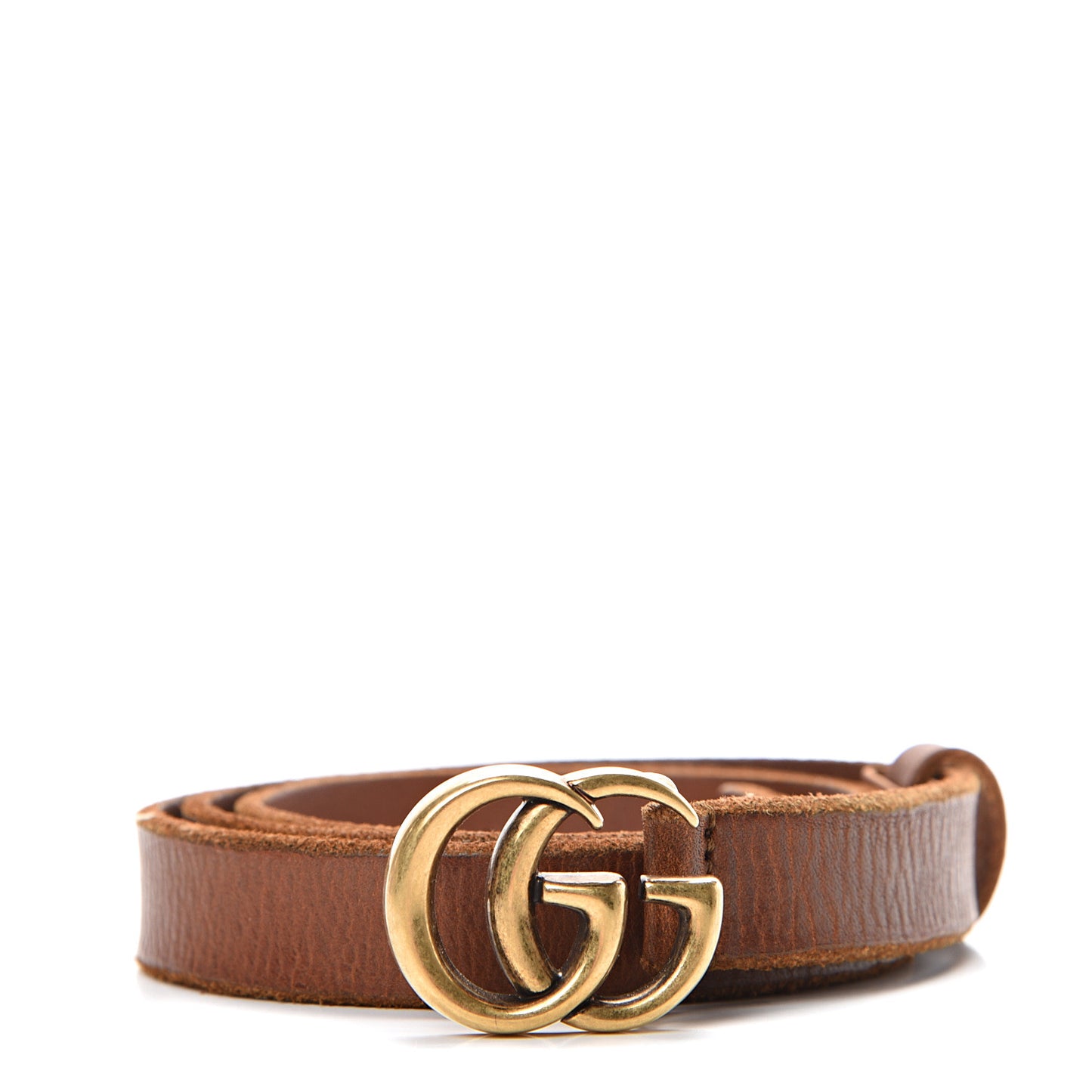 Faded Calfskin Double G 20mm Belt 80 32 Cuir
