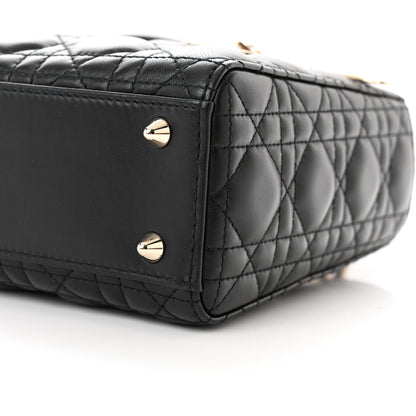 Christian Dior Lambskin Cannage Small My ABCDior Lady Dior Black 10 of 11