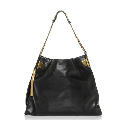 Gucci Lambskin Large 1970 Shoulder Bag Black 1 of 7