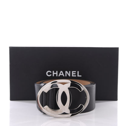 Chanel Calfskin CC Belt 85 34 Black 5 of 5
