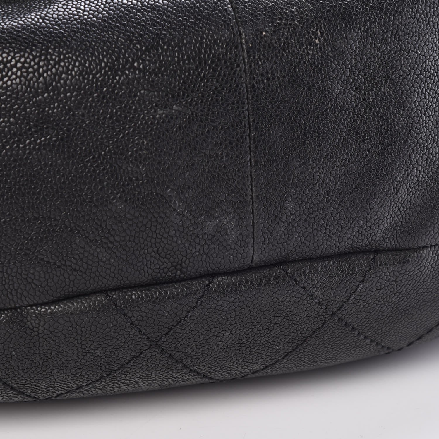 Chanel Caviar Stitched Outdoor Ligne Hobo Black 12 of 15
