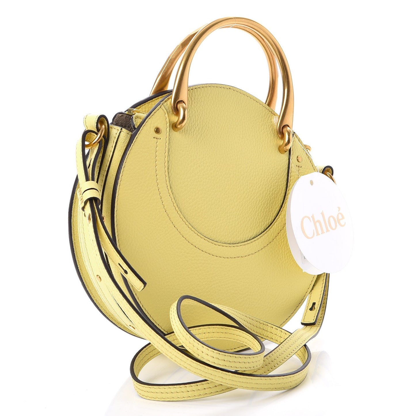 Calfskin Suede Small Pixie Bag Lemonade