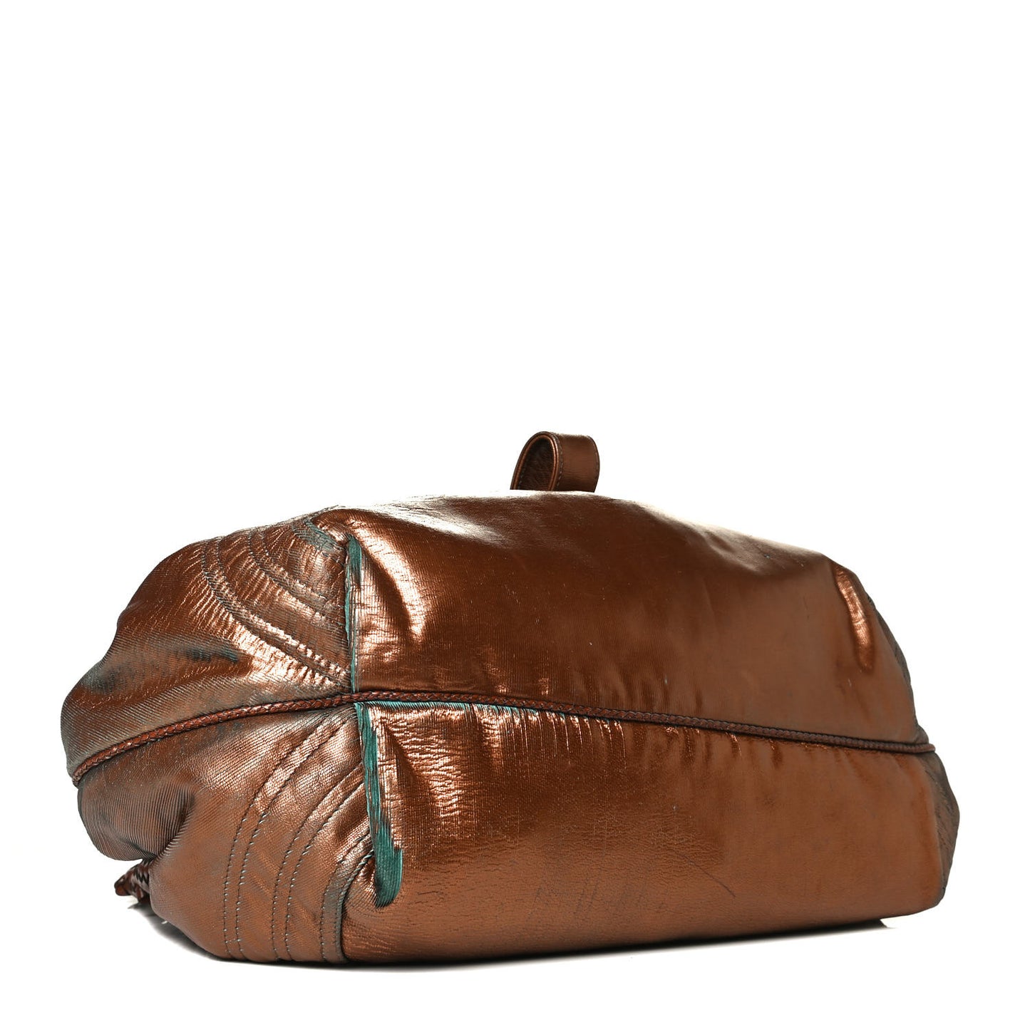 Nappa Fortuny Hologram Spy Tobacco Oro Ambrato