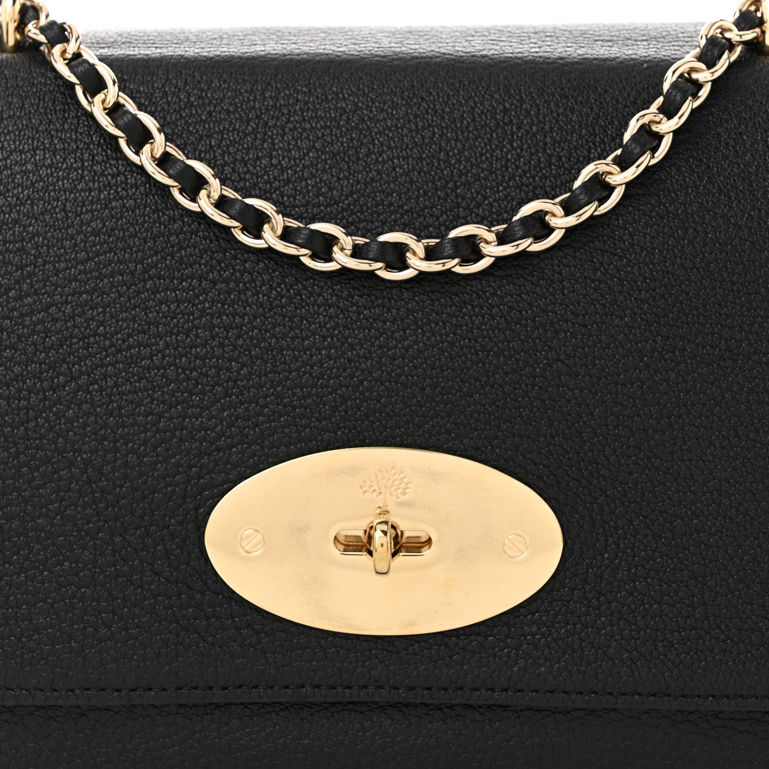 Mulberry Glossy Goatskin Medium Lily Black 10 of 12