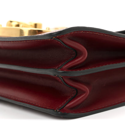 Prada Antic Soft Padlock Shoulder Bag Granato 10 of 10