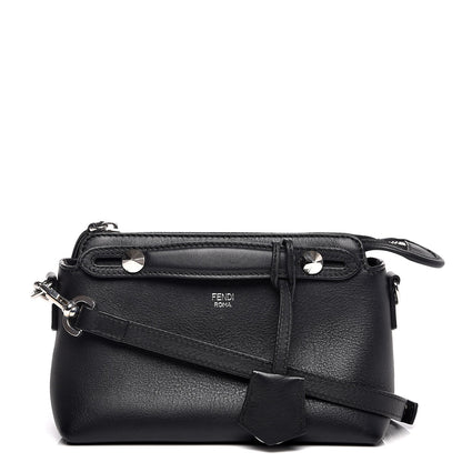 Fendi Vitello Dolce Mini By The Way Boston Bag Black 1 of 9