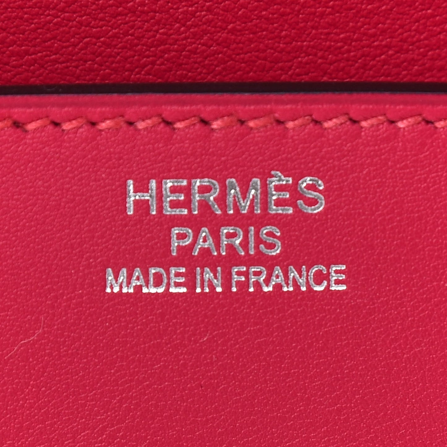 Swift Twill H Fray Fray Birkin 35 Framboise Ecru