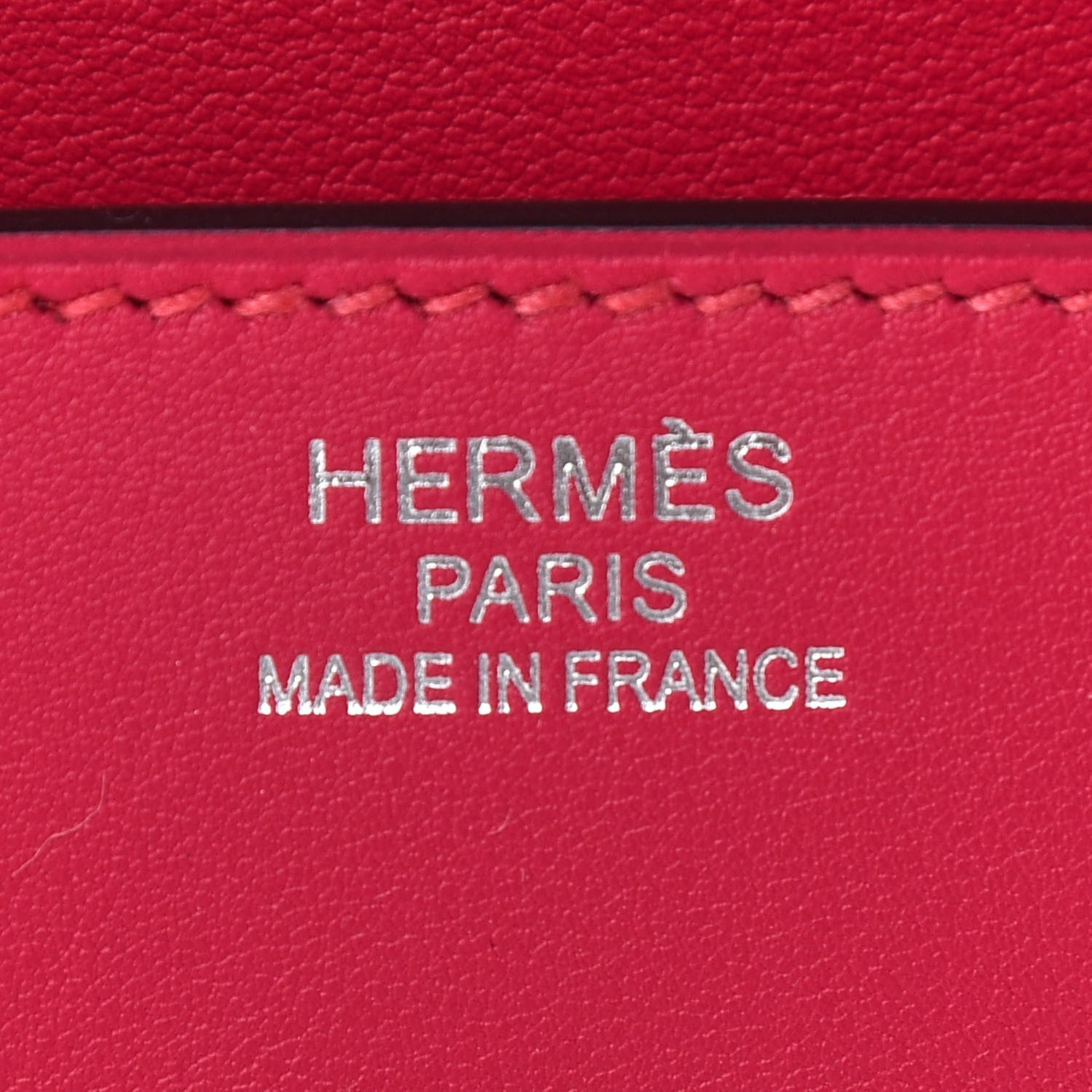 Hermes Swift Twill H Fray Fray Birkin 35 Framboise Ecru 6 of 10