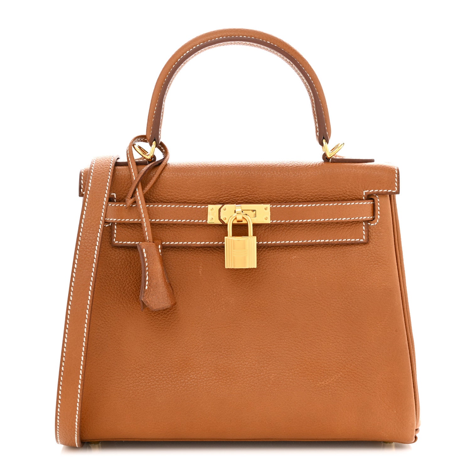 Hermes Barenia Faubourg Kelly Retourne 25 Fauve 1 of 12