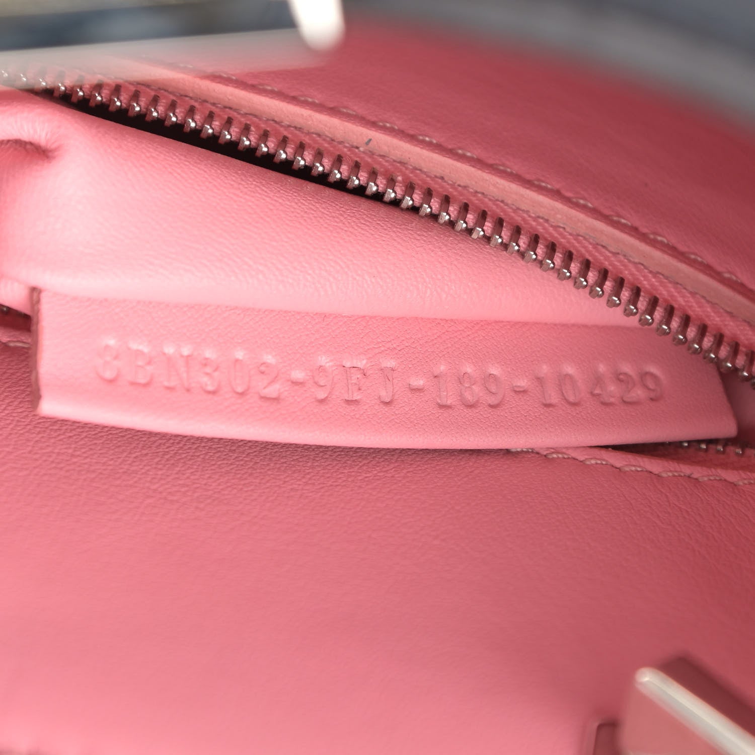 Fendi Vitello Medium Peekaboo Iconic Essentially Satchel Blue Notte Flamingo Black Cherry 9 of 12
