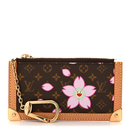 Louis Vuitton Monogram Cherry Blossom Key Pouch Brown 1 of 7