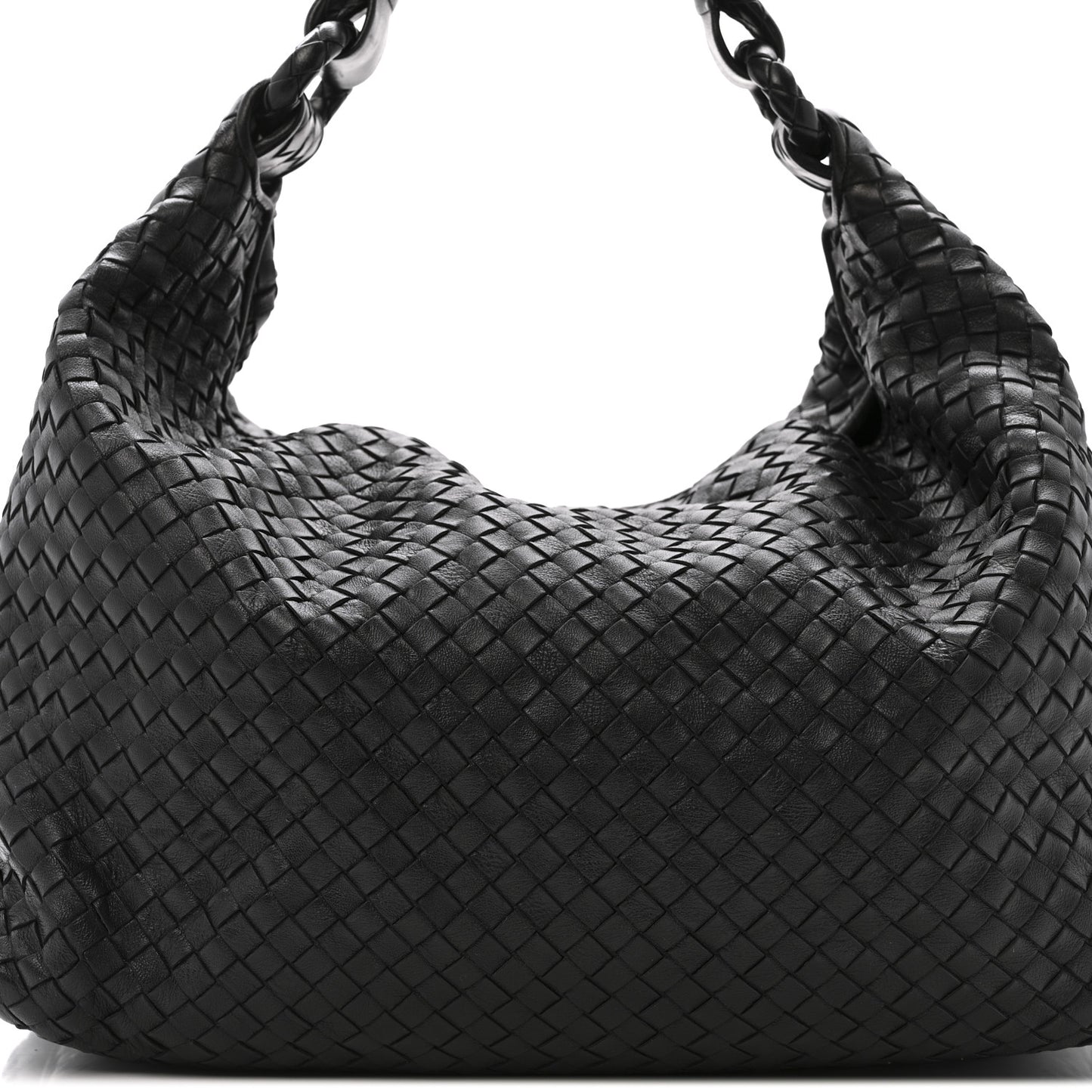 Nappa Intrecciato Sloane Hobo Black