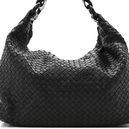 Bottega Veneta Nappa Intrecciato Sloane Hobo Black 8 of 14