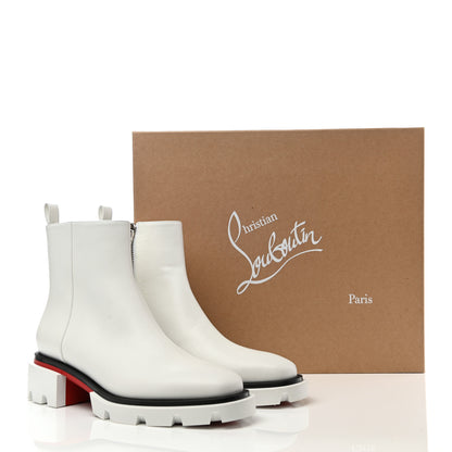 Christian Louboutin Calfskin Maxiboot Boots 41 Bianco 8 of 8