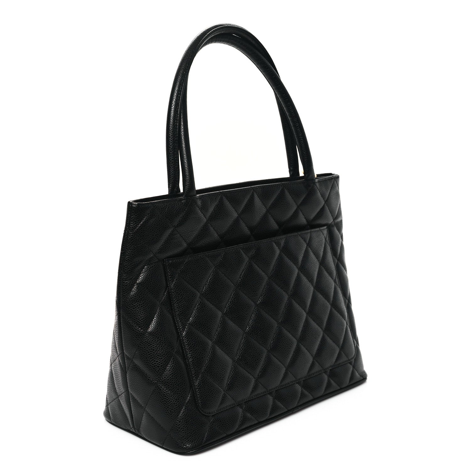 Chanel Caviar Quilted Medallion Tote Black 3 of 11