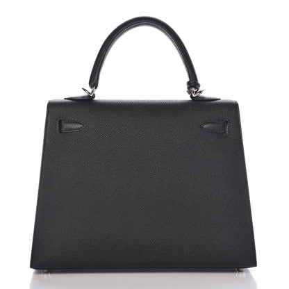 Hermes Epsom Kelly Sellier 25 Black 4 of 38