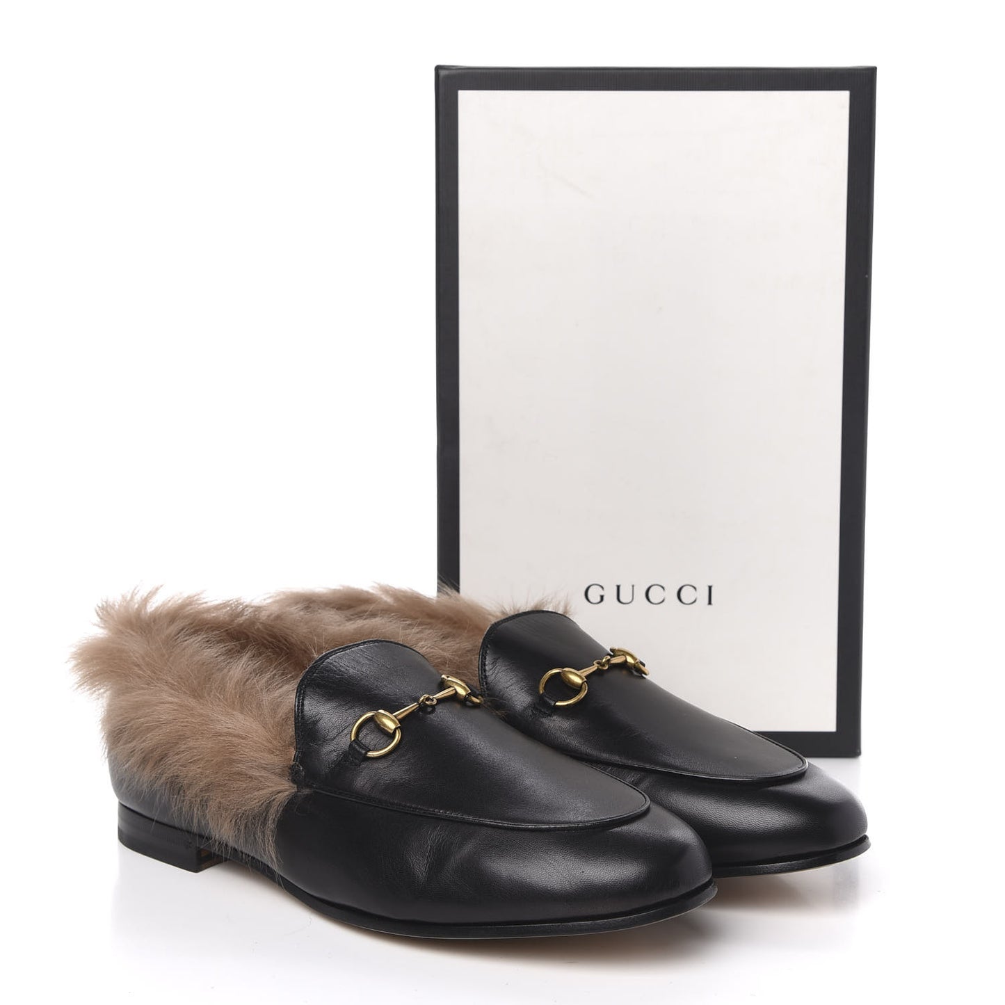 Malaga Kid Fur Womens Jordaan Loafers 41 Black Natural