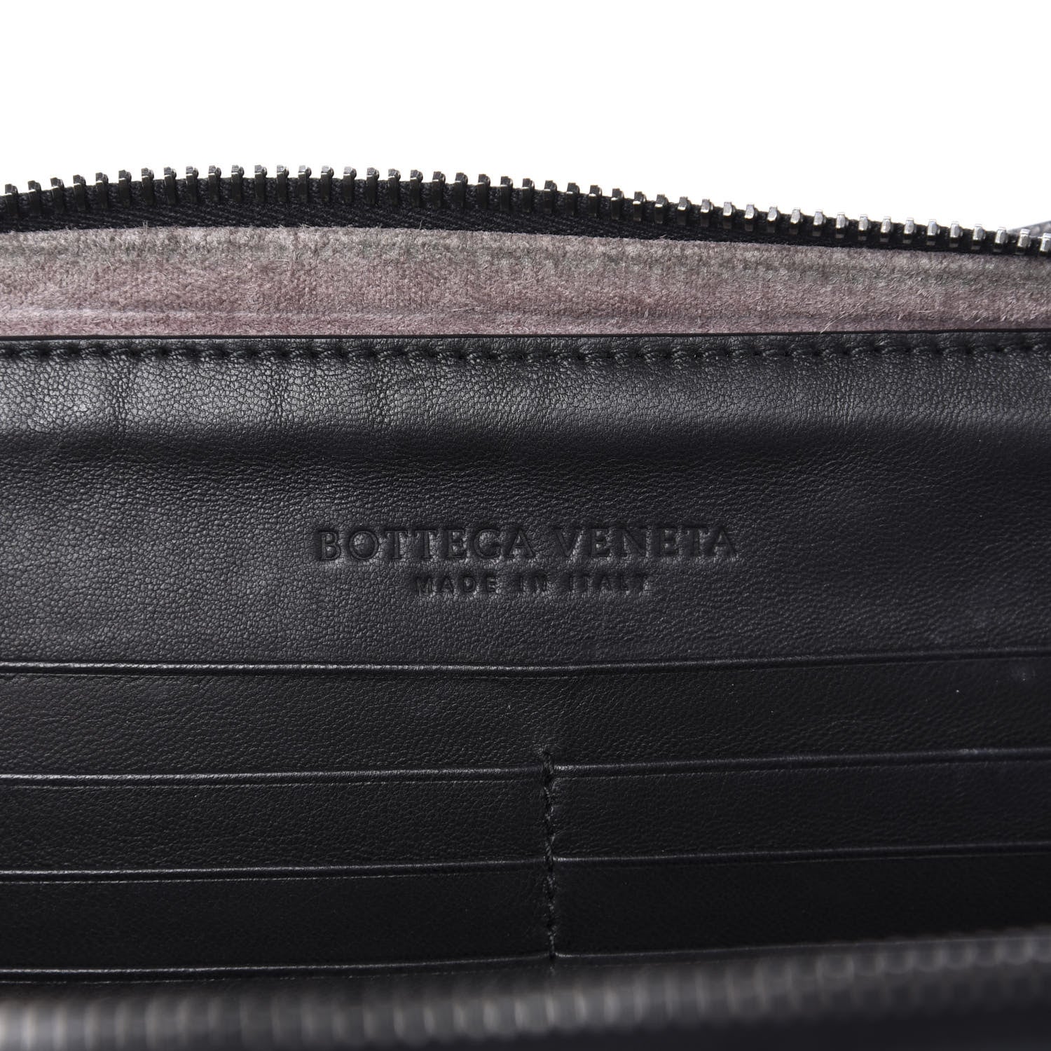 Bottega Veneta Nappa Intrecciato Chain Wallet Black 9 of 10