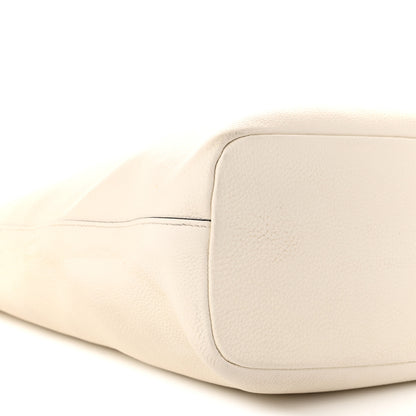 Prada Vitello Phenix Metal Hobo White 9 of 12