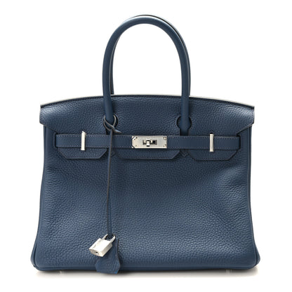 Hermes Togo Verso Birkin 30 Deep Bleu Bleu Zanzibar 1 of 12