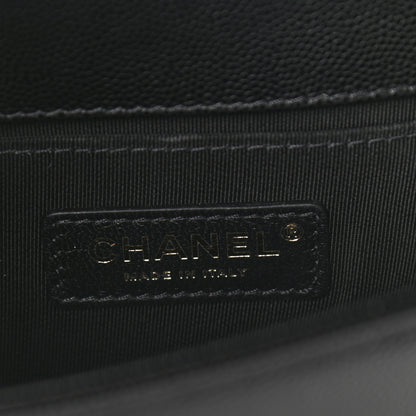 Chanel Caviar Quilted Small Boy Flap Black 5 of 9